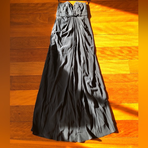 Zimmermann Silk Twist Strapless Gown Maxi navy - Picture 6 of 8